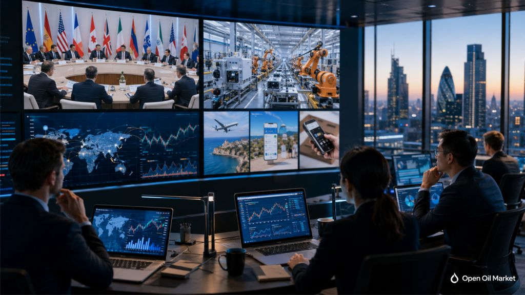 Globale Märkte am 18. Mai 2026: Analysten bewerten G7-Treffen, Chinas Industrieproduktion und Unternehmensberichte von Baidu, Ryanair, Trip.com und XP Inc