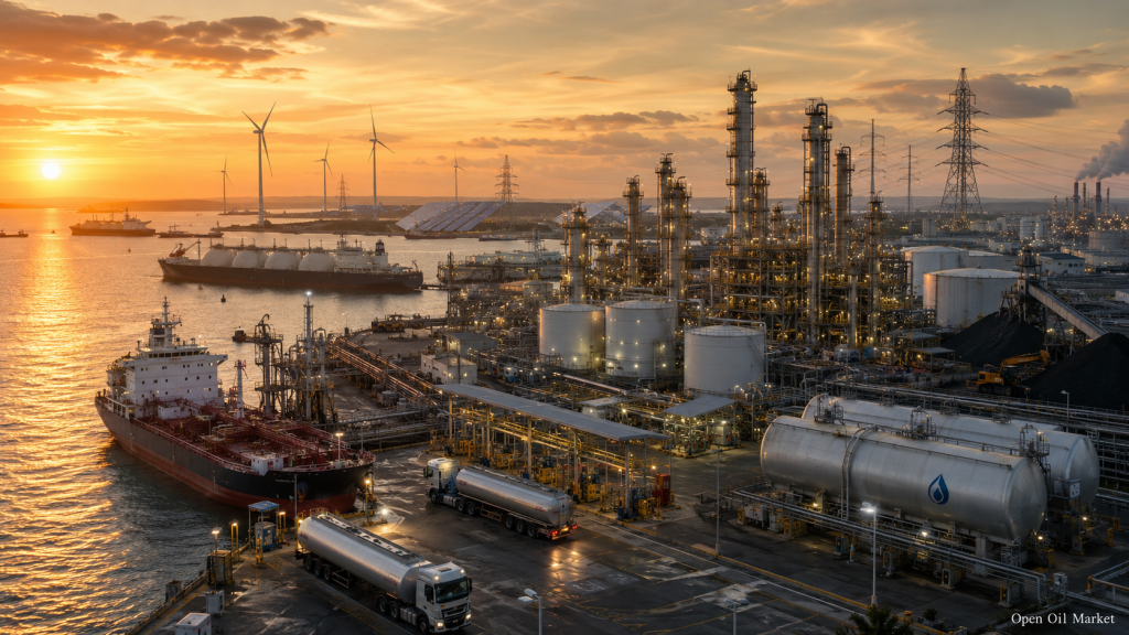 Nachrichten aus der Öl- und Gasindustrie sowie Energie am 13. Juli 2026 — Raffinerien, Diesel, Öl, Gas und globaler Energiesektor.