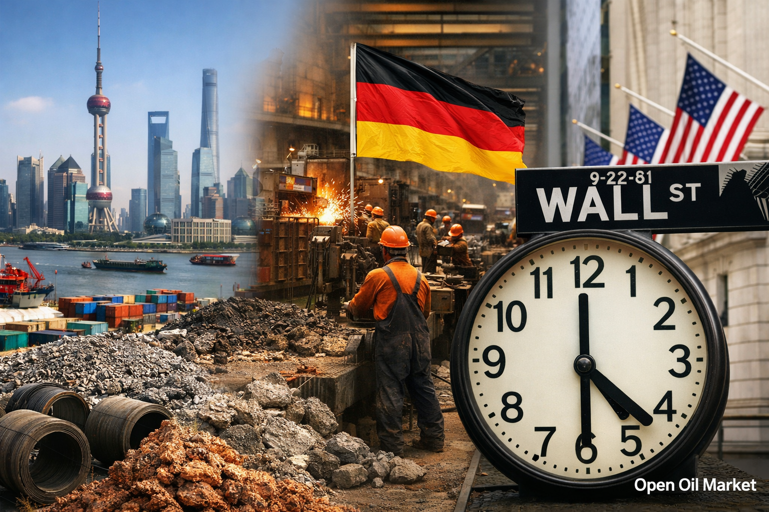 Globale Finanzmärkte, Inflation in China, Industrieproduktion Deutschland, Inflations erwartungen USA, wirtschaftliche Ereignisse 9. März 2026