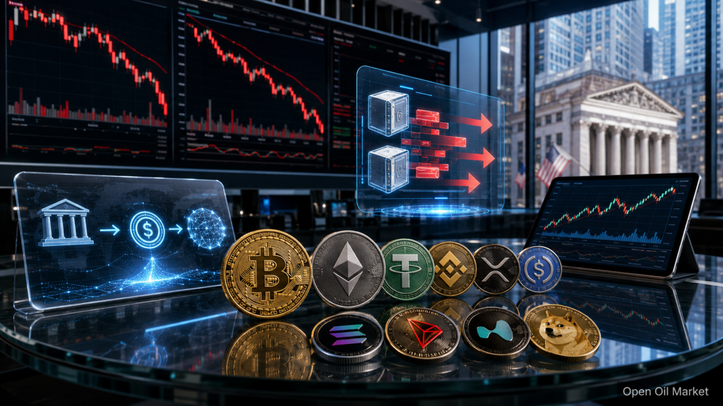 Neuigkeiten über Kryptowährungen am 1. Juni 2026, Bitcoin und Ethereum im Lichte von Handelsgrafiken, ETF-Abflüssen, Stablecoins und den Top-10-Kryptowährungen