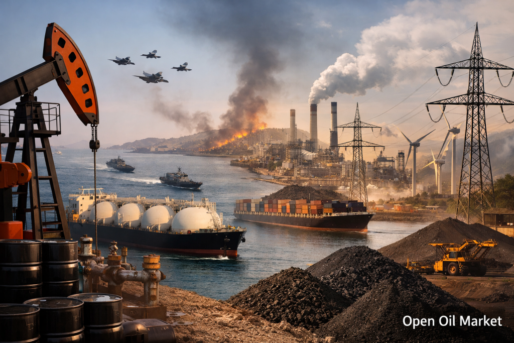 Nachrichten Öl-Gas und Energie 3. April 2026 — Öl, Gas, LNG, Raffinerien und Elektrizität