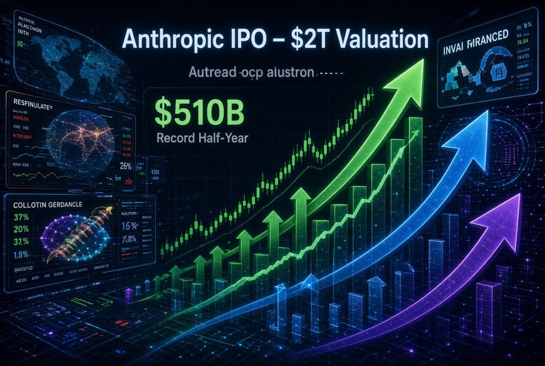 Nachrichten über Startups und Risikokapitalinvestitionen — Samstag, 15. August 2026: IPO Anthropic über 2 Billionen Dollar, rekordverdächtige 510 Milliarden Dollar im Halbjahr und ein Boom bei Verteidigungs-Megarunden.
