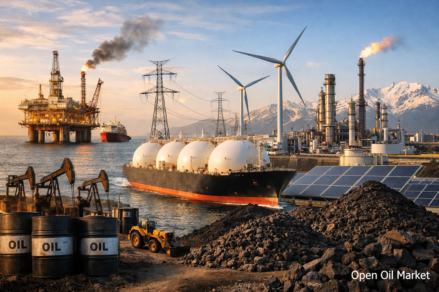 Nachrichten Öl und Gas sowie Energie – Dienstag, 24. Februar 2026: Europa auf Rekordimport von LNG, Öl im Erwartungskorridor von OPEC+