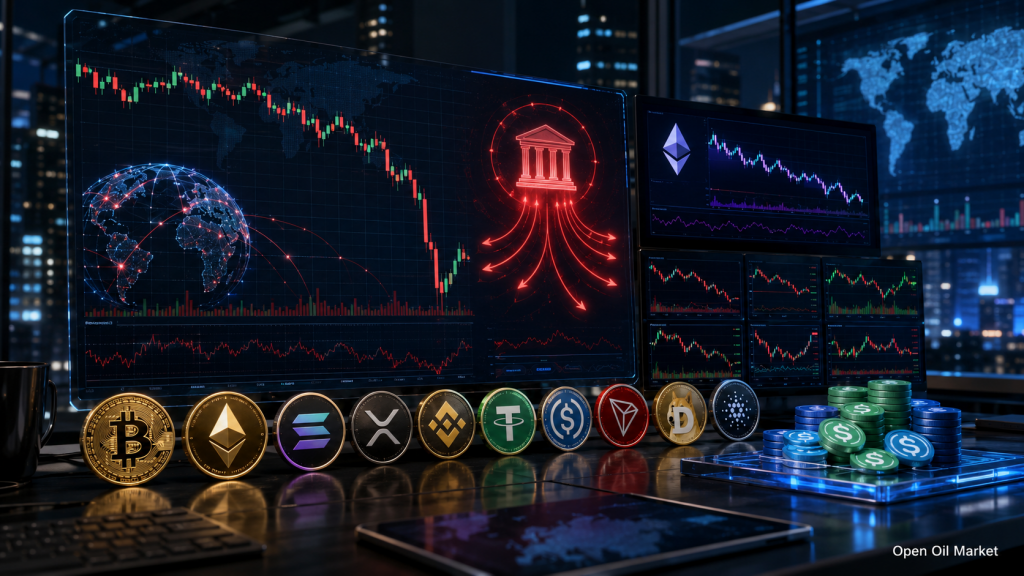 Kryptowährungsnachrichten, Freitag, 5. Juni 2026: Bitcoin unter Druck durch ETF-Abflüsse, Markt sucht Halt in Regulierung und Stablecoins