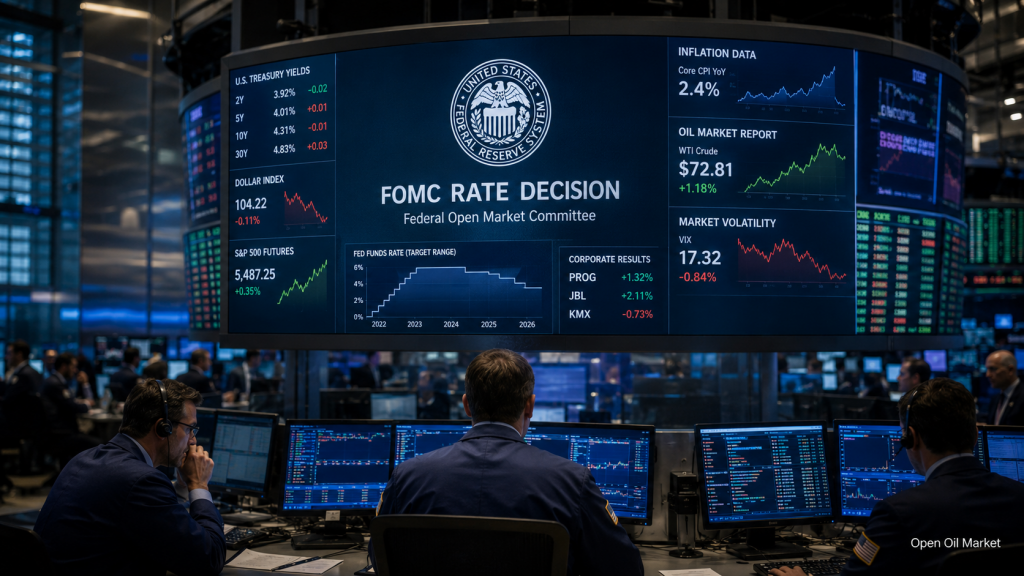 Wirtschaftliche Ereignisse und Unternehmensberichte, Mittwoch 17. Juni 2026: FOMC, Inflation in Großbritannien und der Eurozone, IEA-Bericht und Berichte von Progressive, Jabil und CarMax