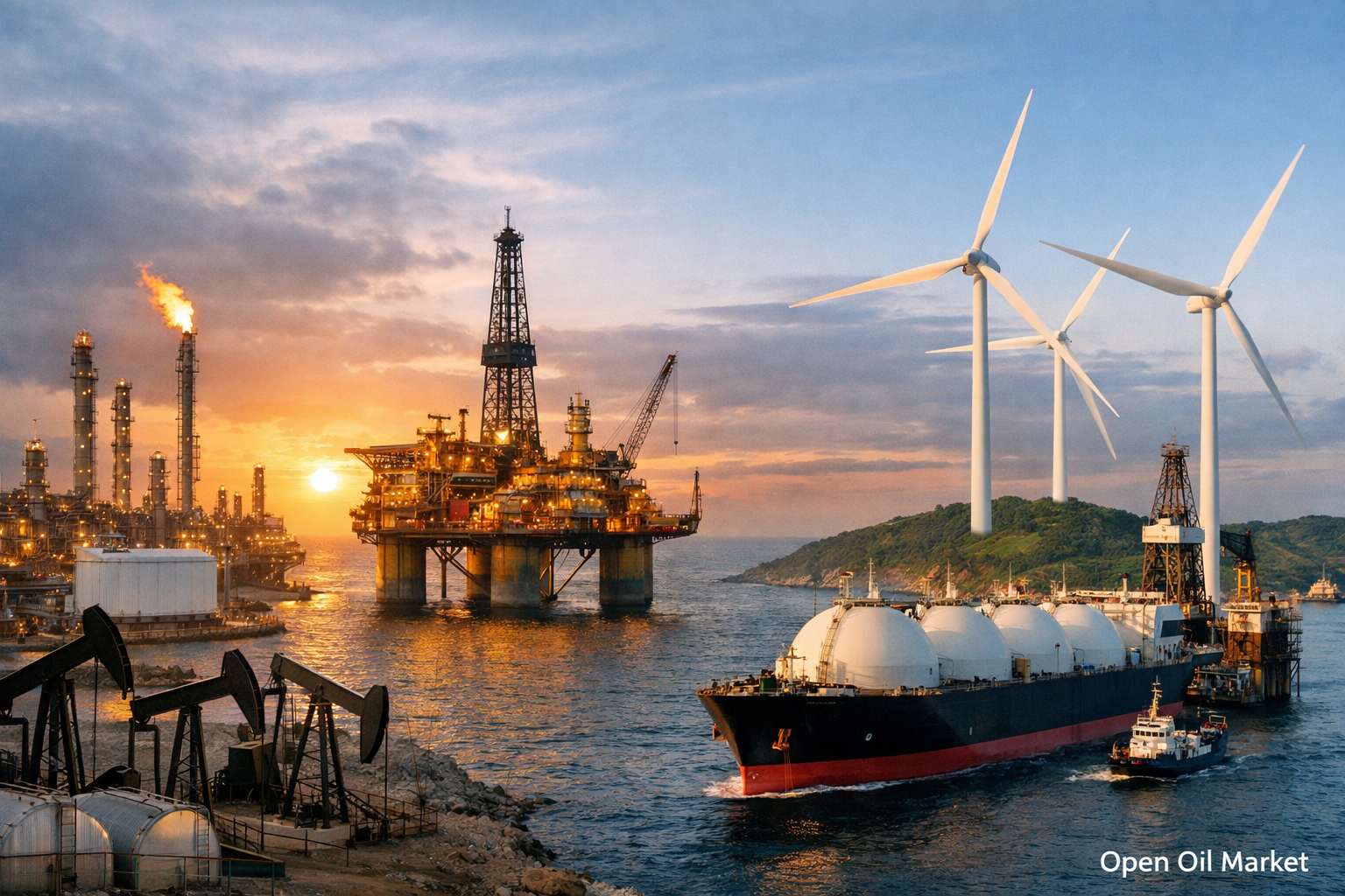 Weltmarkt für Energie und Rohstoffe: Öl, Gas, Elektrizität und EE – Ereignisse vom 4. Februar 2026