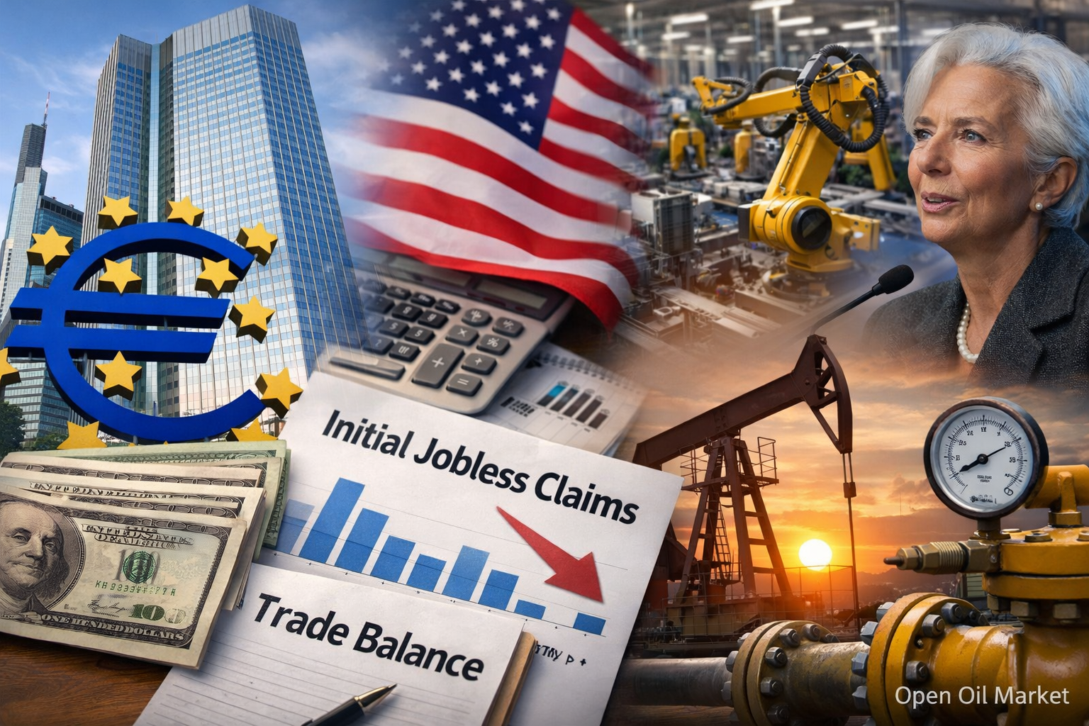 Wirtschaftliche Ereignisse und Unternehmensberichte – Donnerstag, 5. März 2026: Sitzungsprotokolle der EZB, Jobless Claims USA und globale Unternehmensberichte