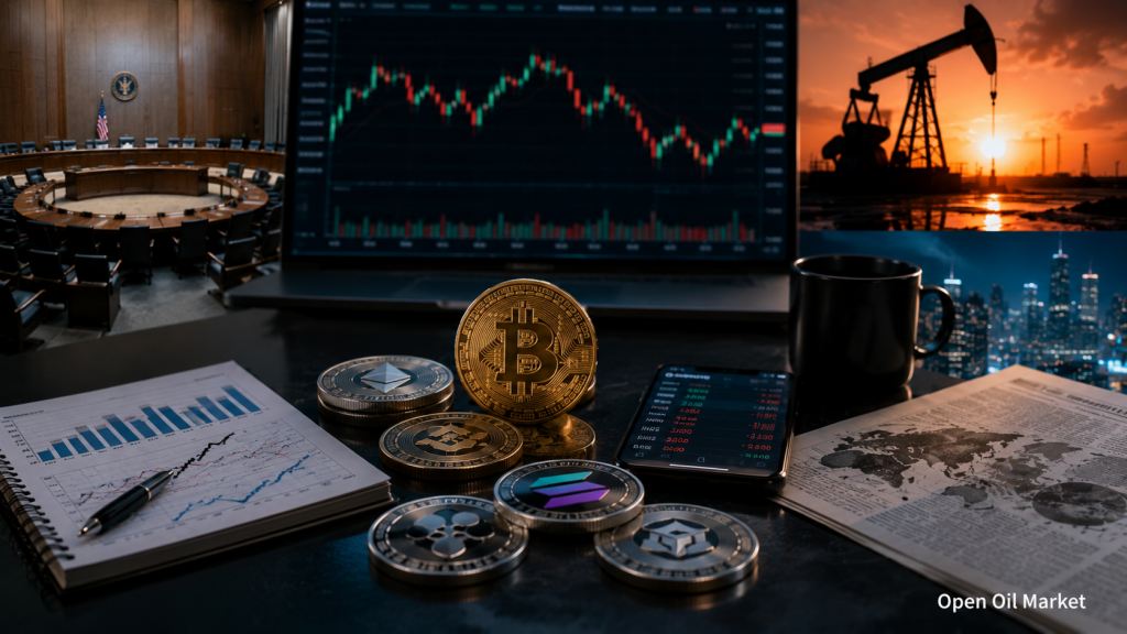 Markt für Kryptowährungen 27. Juli 2026: Bitcoin 64.000 USD, Abfluss aus ETFs, Fed-Sitzung und Top 10 Kryptowährungen