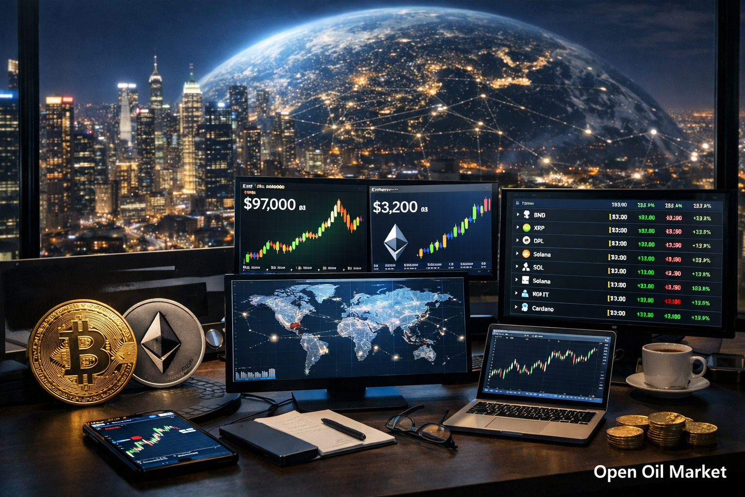 Nachrichten über Kryptowährungen am 7. Januar 2026: Bitcoin steht vor $100.000, Ethereum-Updates, Wachstum von Altcoins, institutionelle Trends und die Top-10-Kryptowährungen der Welt.