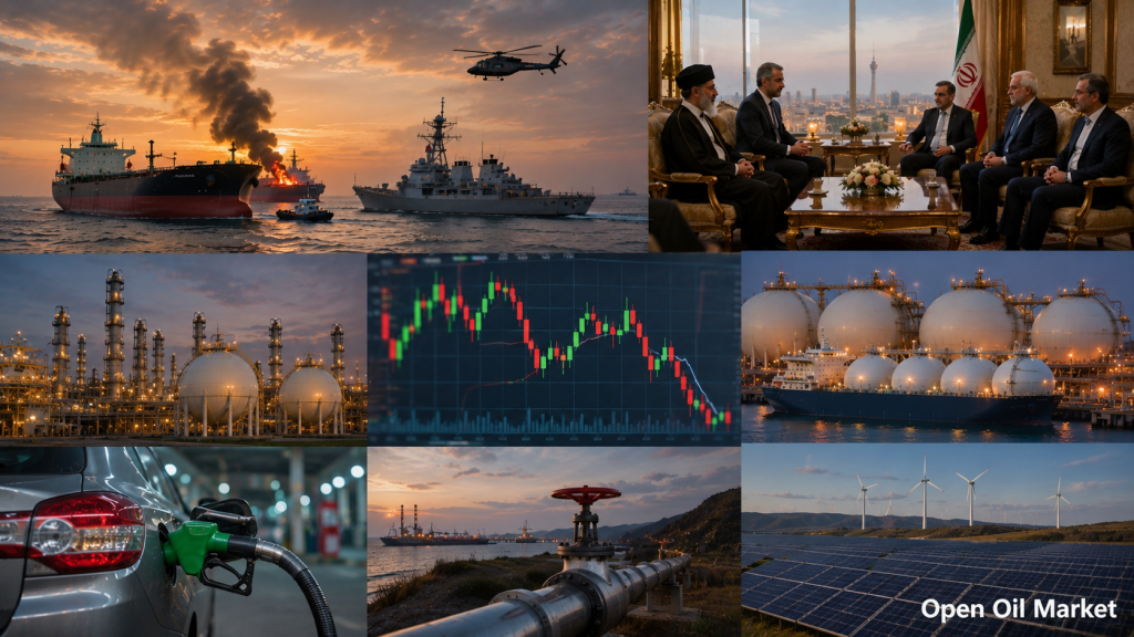 Nachrichten Öl und Gas sowie Energie — Montag, 27. Juli 2026: Brent, TTF-Gas, OPEC+, KTK, Kohle und VIE