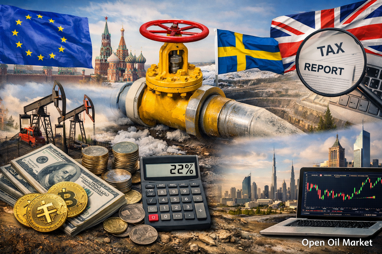 Wirtschaftliche Ereignisse und Unternehmensberichte – Donnerstag, 1. Januar 2026 MwSt RF, Gas EU, Krypto-Regulierung