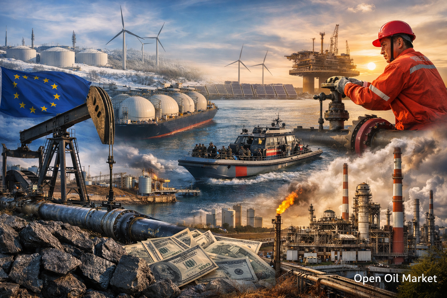 Nachrichten Energiewirtschaft - Donnerstag, 8. Januar 2026: Weltmarkt für Öl, Gas und Energie unter Druck der Überproduktion