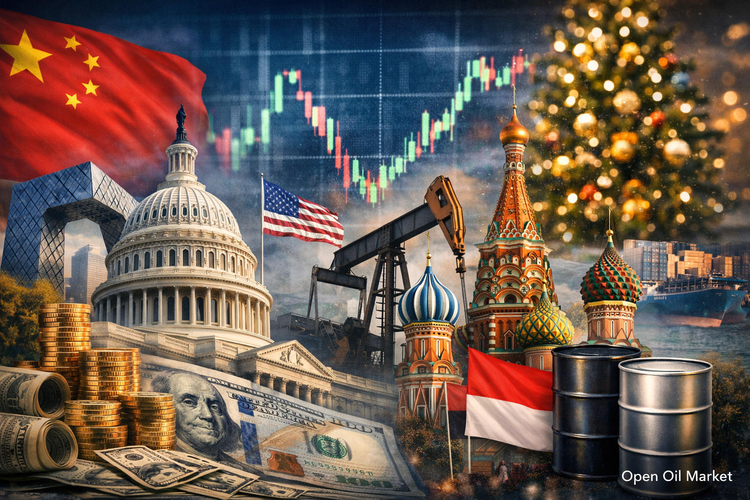 Wirtschaftliche Ereignisse und Unternehmensberichte 22–26 Dezember 2025: LPR-Satz, BIP der USA, PCE-Inflation, Weihnachten und EAWU-Indonesien-Abkommen