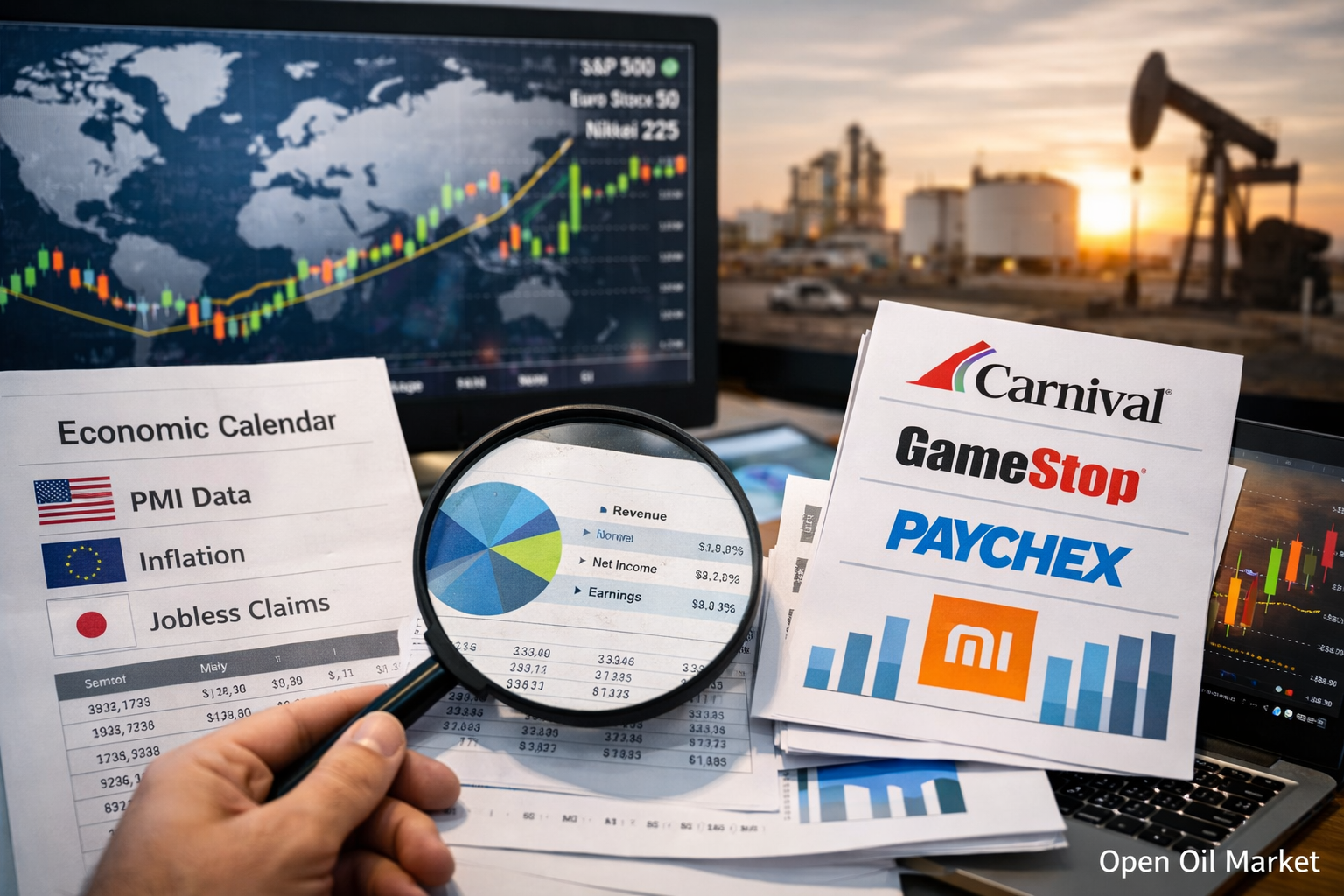 Analyse der globalen Wirtschaft und Unternehmensberichte Woche vom 23. bis 27. März 2026 für Investoren