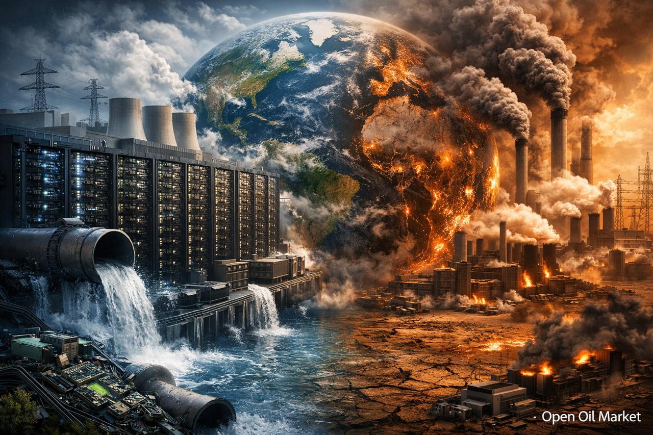 Ökologische Kosten der KI: Energieverbrauch neuronaler Netze, Wasser und Risiken für Investoren