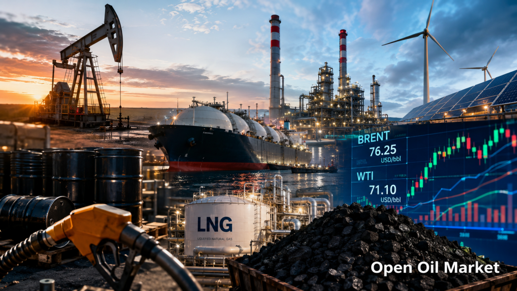 Nachrichten über Öl und Gas sowie Energie am 12. Juli 2026 - Diesel, Raffinerien, LNG und der weltweite Ölmarkt