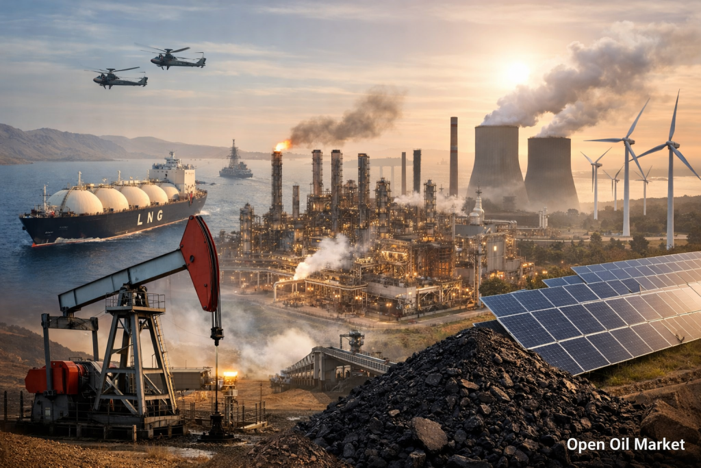 Öl- und Gasindustrie 29. März 2026: Öl-, Gas-, LNG-Markt, Raffinerien Strom und EE im Kontext globaler Risiken.