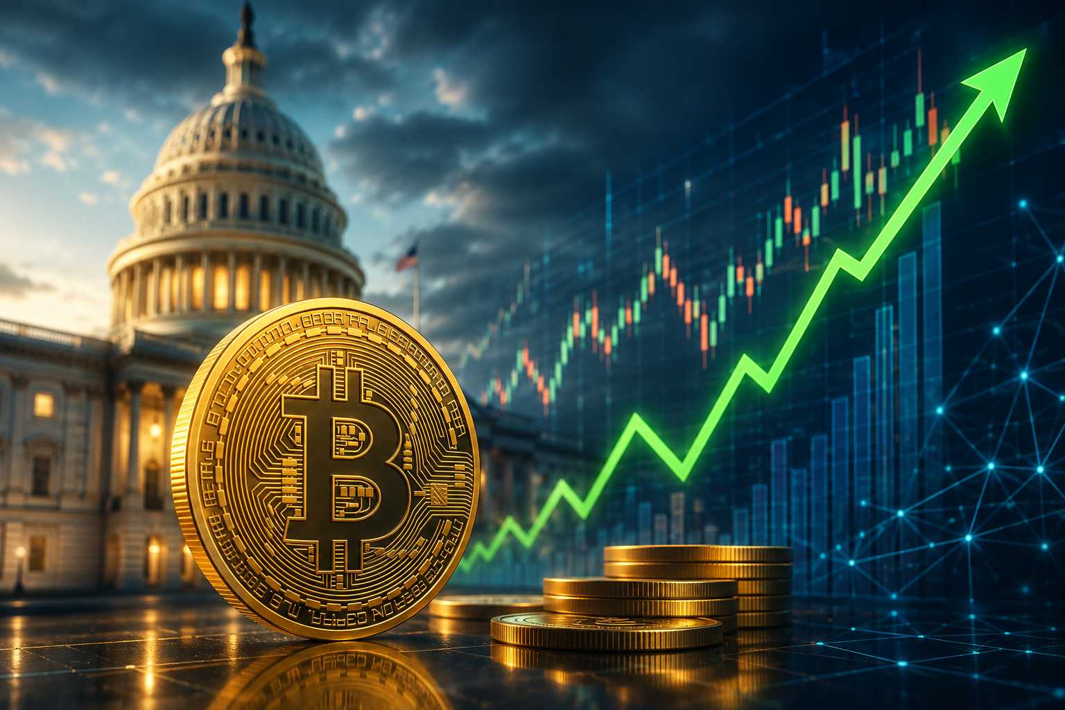 Neuigkeiten über Kryptowährungen: Mittwoch, 5. August 2026 - Bitcoin springt auf 64.000 $, Markt wartet auf den CLARITY Act