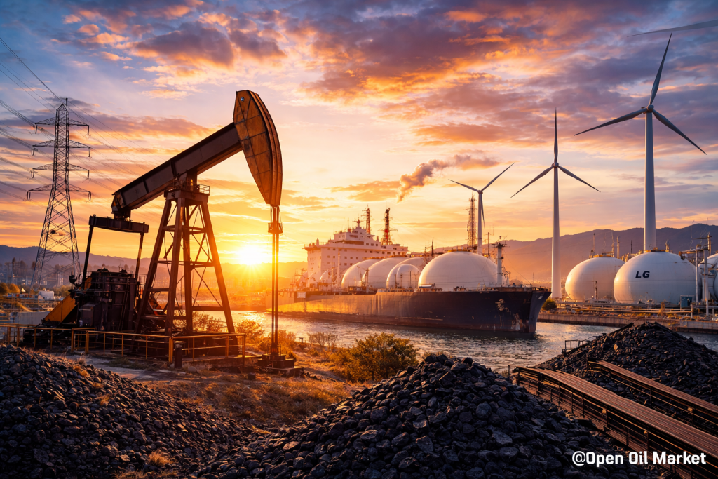 Weltmarkt für Öl und Gas am 4. April 2026 - Energie, LNG, Raffinerien, Elektrizität