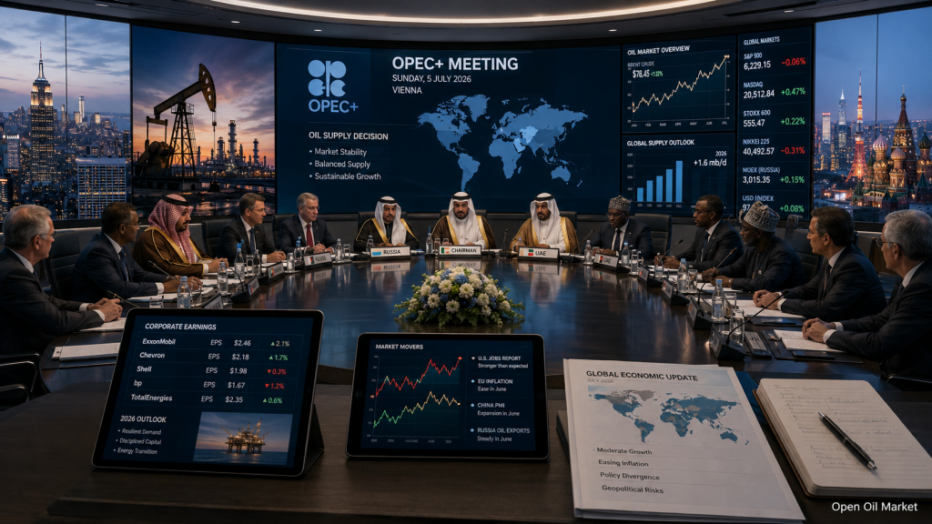 OPEC+-Treffen und globale Märkte – wirtschaftliche Ereignisse und Unternehmensberichte 5. Juli 2026