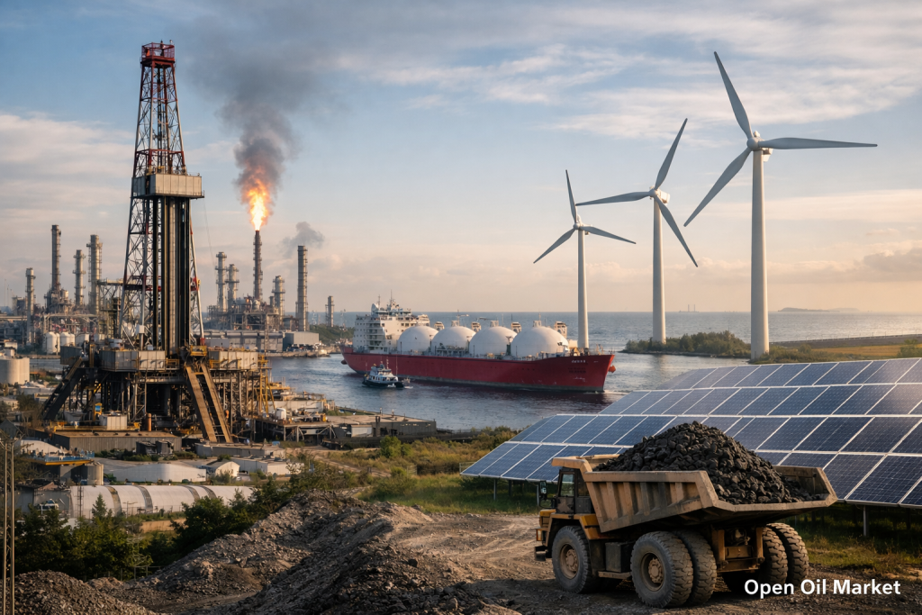 Nachrichten Öl- und Gaswirtschaft sowie Energie — Samstag, 11. April 2026: Öl bei 100 USD, Gas unter Druck, Wachstum der Elektrizität und erneuerbare Energien.