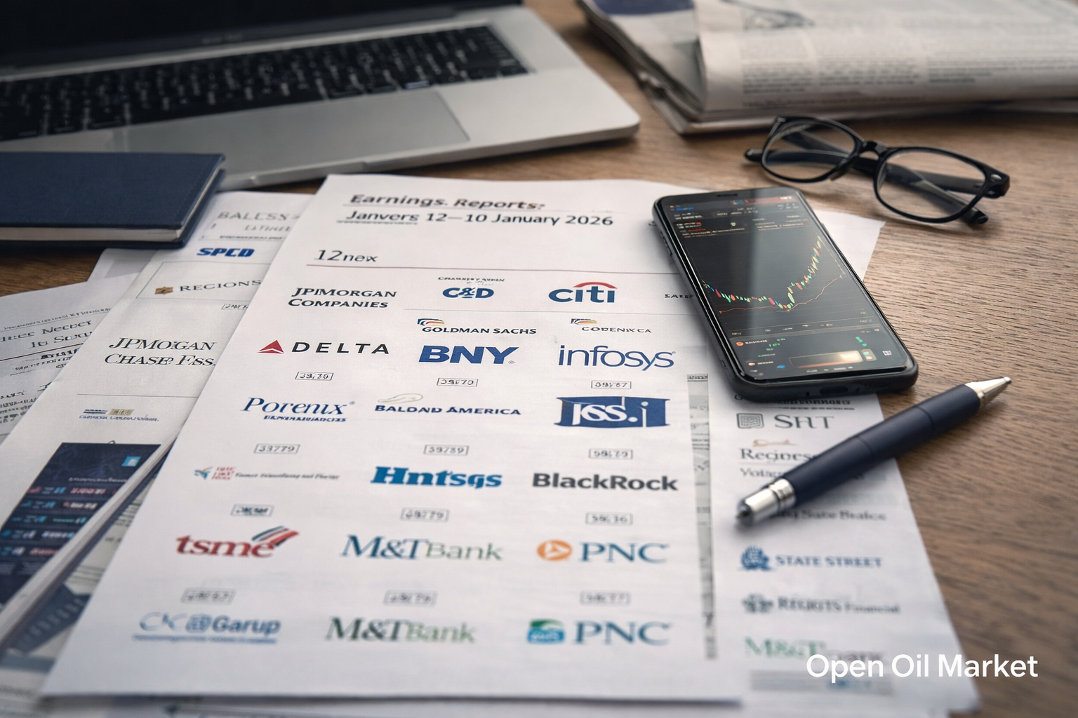 Wirtschaftliche Ereignisse und Unternehmensberichte 12–16 Januar 2026