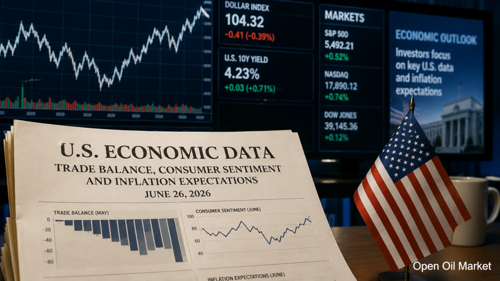 Makroökonomische Daten der USA und Unternehmensberichte am 26. Juni 2026 für Investoren