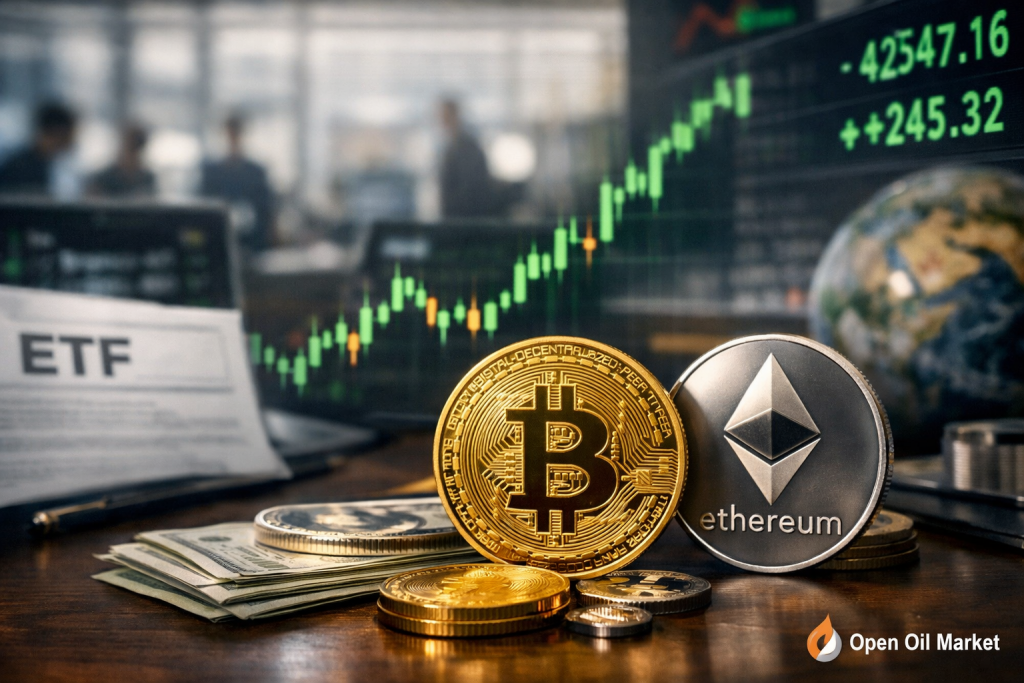 Analyse der Kryptowährungen 19. April 2026 – Dynamik von Bitcoin und institutionelle Nachfrage